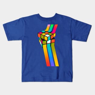 Rubik's Cube Abstract Art Kids T-Shirt